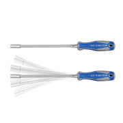 ОТВЕРТКА ТОРЦЕВАЯ 10 ММ, 300 ММ, ГИБКАЯ, ДЛЯ ХОМУТОВ KING TONY 1453-10