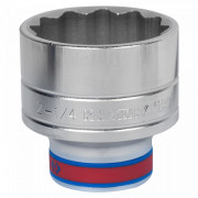 ГОЛОВКА ТОРЦЕВАЯ СТАНДАРТНАЯ ДВЕНАДЦАТИГРАННАЯ 3/4", 2-1/4, ДЮЙМОВАЯ KING TONY 633072S