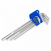 НАБОР Г-ОБРАЗНЫХ ШЕСТИГРАННИКОВ, 1,5-10 ММ, ДЛИННЫЕ, 9 ПРЕДМЕТОВ KING TONY 20209MR