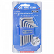 НАБОР Г-ОБРАЗНЫХ TORX, T10-T40, 7 ПРЕДМЕТОВ KING TONY 20307PR