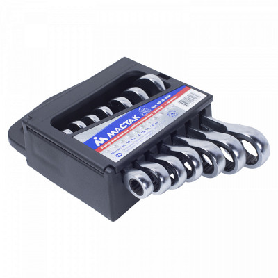 Набор комбинированных трещоточных укороченных ключей Набор комбинированных трещоточных укороченных ключей