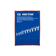 НАБОР КОМБИНИРОВАННЫХ УДЛИНЕННЫХ КЛЮЧЕЙ, 10-19 ММ, ЧЕХОЛ ИЗ ТЕТОРОНА, 10 ПРЕДМЕТОВ KING TONY 12A0MRN