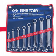 НАБОР НАКИДНЫХ КЛЮЧЕЙ, 6-22 ММ, 8 ПРЕДМЕТОВ KING TONY 1C08MR