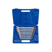 НАБОР ТРЕЩОТОЧНЫХ КОМБИНИРОВАННЫХ КЛЮЧЕЙ, 8-19 ММ, КЕЙС, 13 ПРЕДМЕТОВ KING TONY 13113MR