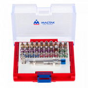 НАБОР ВСТАВОК (БИТ) 1/4", TORX, HEX, PZ, PH, SLOT, 32 ПРЕДМЕТА МАСТАК 058-10032C