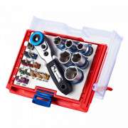 НАБОР ВСТАВОК (БИТ) 1/4", TORX, HEX, PZ, PH, SLOT, 20 ПРЕДМЕТОВ МАСТАК 058-10020C