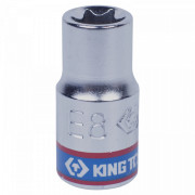 ГОЛОВКА ТОРЦЕВАЯ TORX Е-СТАНДАРТ 1/4", E8, L = 24 ММ KING TONY 237508M