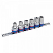 НАБОР ТОРЦЕВЫХ ГОЛОВОК 1/2", TORX Е-СТАНДАРТ, E10-E20, 6 ПРЕДМЕТОВ KING TONY 4106PR