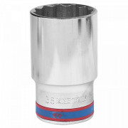 ГОЛОВКА ТОРЦЕВАЯ ГЛУБОКАЯ ДВЕНАДЦАТИГРАННАЯ 1/2", 34 ММ KING TONY 423034M