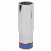 ГОЛОВКА ТОРЦЕВАЯ ГЛУБОКАЯ ДВЕНАДЦАТИГРАННАЯ 1/2", 19 ММ KING TONY 423019M