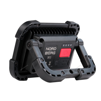 ЛАМПА светодиодная, стационарная, аккумуляторная, 10 В NORDBERG 1911 ЛАМПА светодиодная, стационарная, аккумуляторная, 10 В NORDBERG 1911