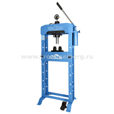 Пресс гидравлический напольный на 30 т с манометром и пневмоприводом SD20030EAM Пресс гидравлический напольный на 30 т с манометром и пневмоприводом SD20030EAM