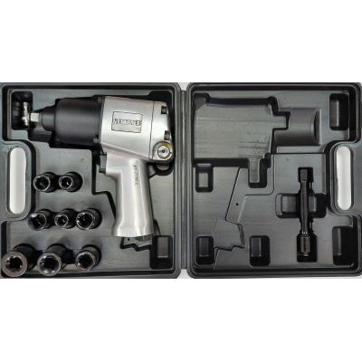 RT-5272K Гайковерт пневматический профессиональный шиномонтажный с набором головок RT-5272K Гайковерт пневматический профессиональный шиномонтажный с набором головок