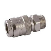 Быстроразъем пневматический с наружной резьбой 1/2" стандарт EUROPEAN DN 10 сечение 10 мм