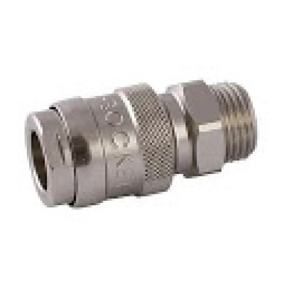 Быстроразъем пневматический с наружной резьбой 1/2" стандарт EUROPEAN DN 10 сечение 10 мм Быстроразъем пневматический с наружной резьбой 1/2" стандарт EUROPEAN DN 10 сечение 10 мм