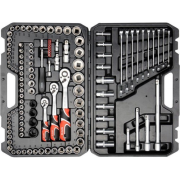 Набор инструмента 1/2", 3/8", 1/4" (120пр.) CrV "Yato"