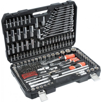 Набор инструмента 1/2", 3/8", 1/4" XXL (216пр.) CrV "Yato" Набор инструмента 1/2", 3/8", 1/4" XXL (216пр.) CrV "Yato"