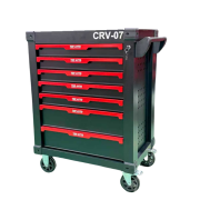 Инструментальная тележка 7 полок с инструментом Top Avto CRV07-369