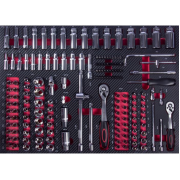 Инструментальная тележка 7 полок с инструментом Top Avto CRV07-369