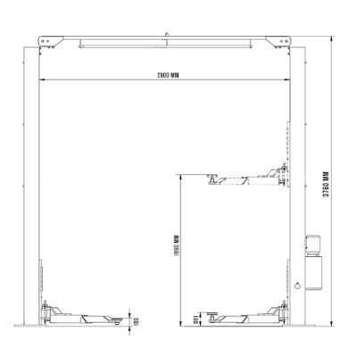 двухстоечный подъемник с верхней синхронизацией СТОРМ 6340 двухстоечный подъемник с верхней синхронизацией СТОРМ 6340