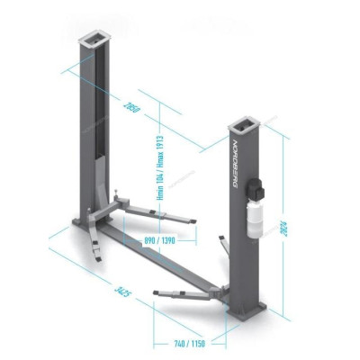 Двухстоечный подъемник Двухстоечный подъемник
