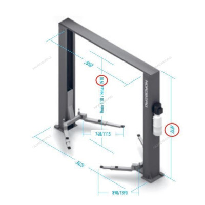 Двухстоечный подъемник Двухстоечный подъемник