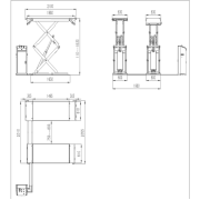 Ножничный подъемник г.п. 3,5 т. TOPAVTO FR-6106A