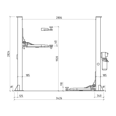 Подъемник Unite ES4 Подъемник Unite ES4