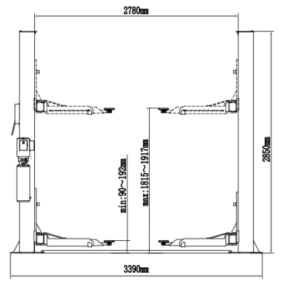 Двухстоечный подъемник Двухстоечный подъемник