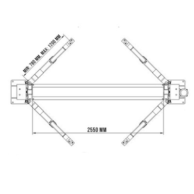 Двухстоечный подъёмник Сторм T4 S Двухстоечный подъёмник Сторм T4 S