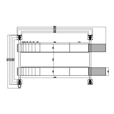 Подъемник четырехстоечный 4т. TOP AVTO F4D-4 Подъемник четырехстоечный 4т. TOP AVTO F4D-4