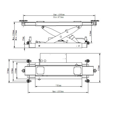 J6H ТРАВЕРСА ГИДРАВЛИЧЕСКАЯ, РУЧНАЯ 2.2 ТОННЫ J6H ТРАВЕРСА ГИДРАВЛИЧЕСКАЯ, РУЧНАЯ 2.2 ТОННЫ