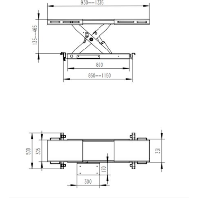 Траверса гидравлическая ручная г/п. 2т. FA-2 Траверса гидравлическая ручная г/п. 2т. FA-2